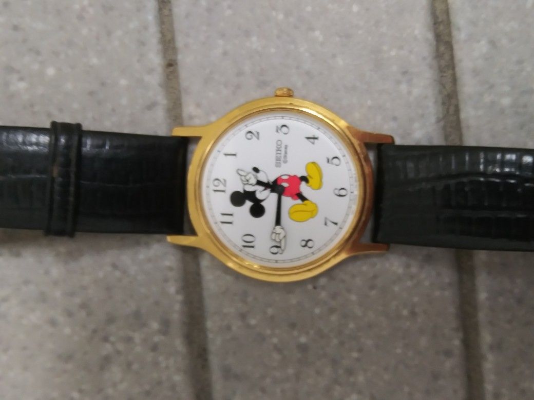 Seiko Disney Mickey mouse watch