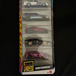 Hot Wheels Nightburnerz 5 Packs 