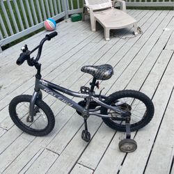 16 Inch Cruiser Bike With First Tires And Training Wheels