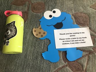 Cookie Monster party decor