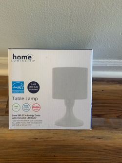 NEW Home Luminaire Table Lamp With Shade