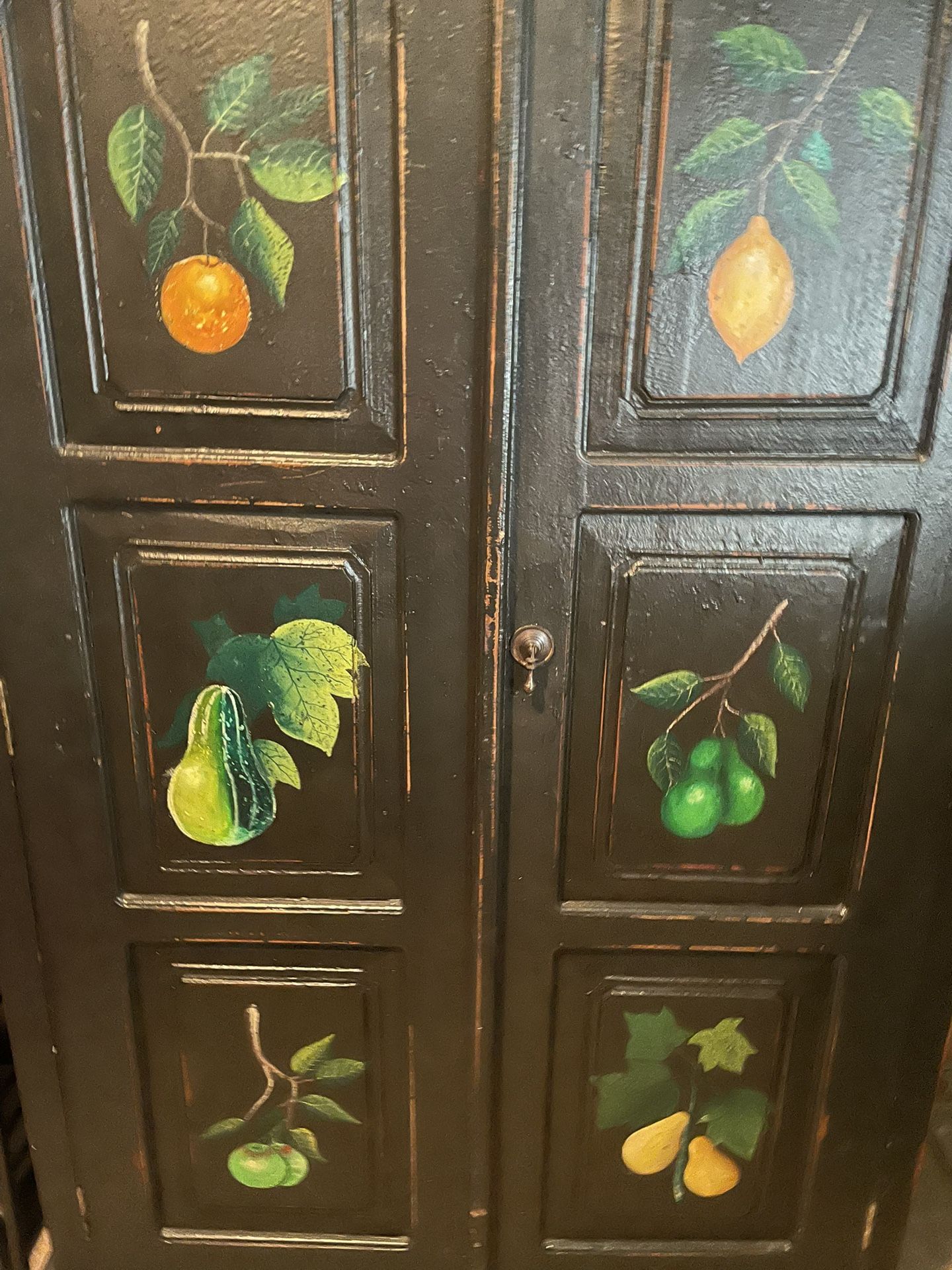 Armoire cabinet Hand Painted-