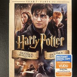 Harry Potter and the Deathly Hallows, Part 1 and 2 (DVD, 2011) New Sealed