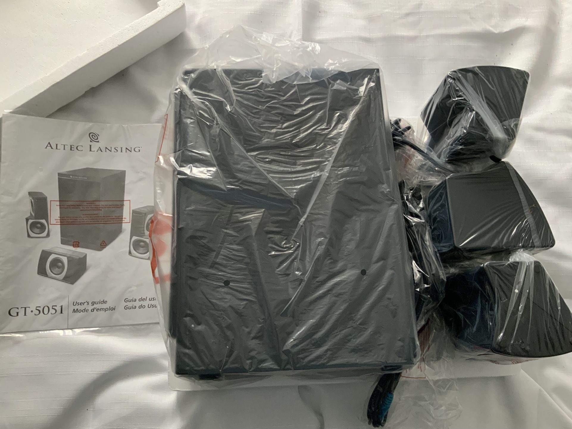 ALTEC LANSING SPEAKER SYSTEM Model# VINTAGE 80W