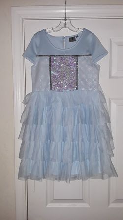 Disney FROZEN Az. 14/16 Girl's Dress w/Detachable Cape Halloween costume