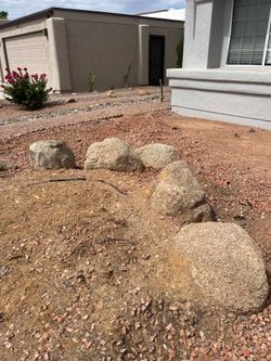 Large boulders