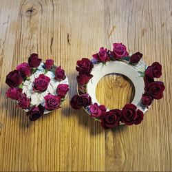 50s Lovina Ceramics Posy Bowl / Flower Ring