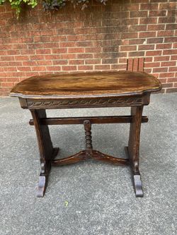 Feudal Oak Jamestown Lounge Side Table With Drawer