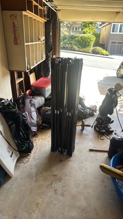 Black Folding Canopy Tent Frame
