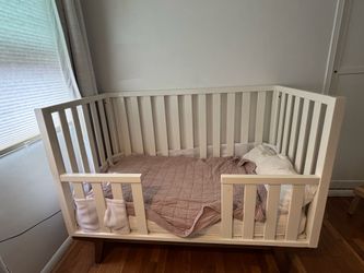 Pottery Barn Kids X West Elm Mid-Century Modern Convertible Crib & Toddler Bed