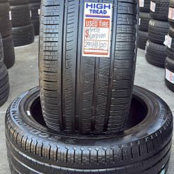 295/40/20 PIRELLI SCORPION VERDE (2 TIRES SEMI NEW 95% TREND LIFE INSTALLATION AND BALANCING🏁)
