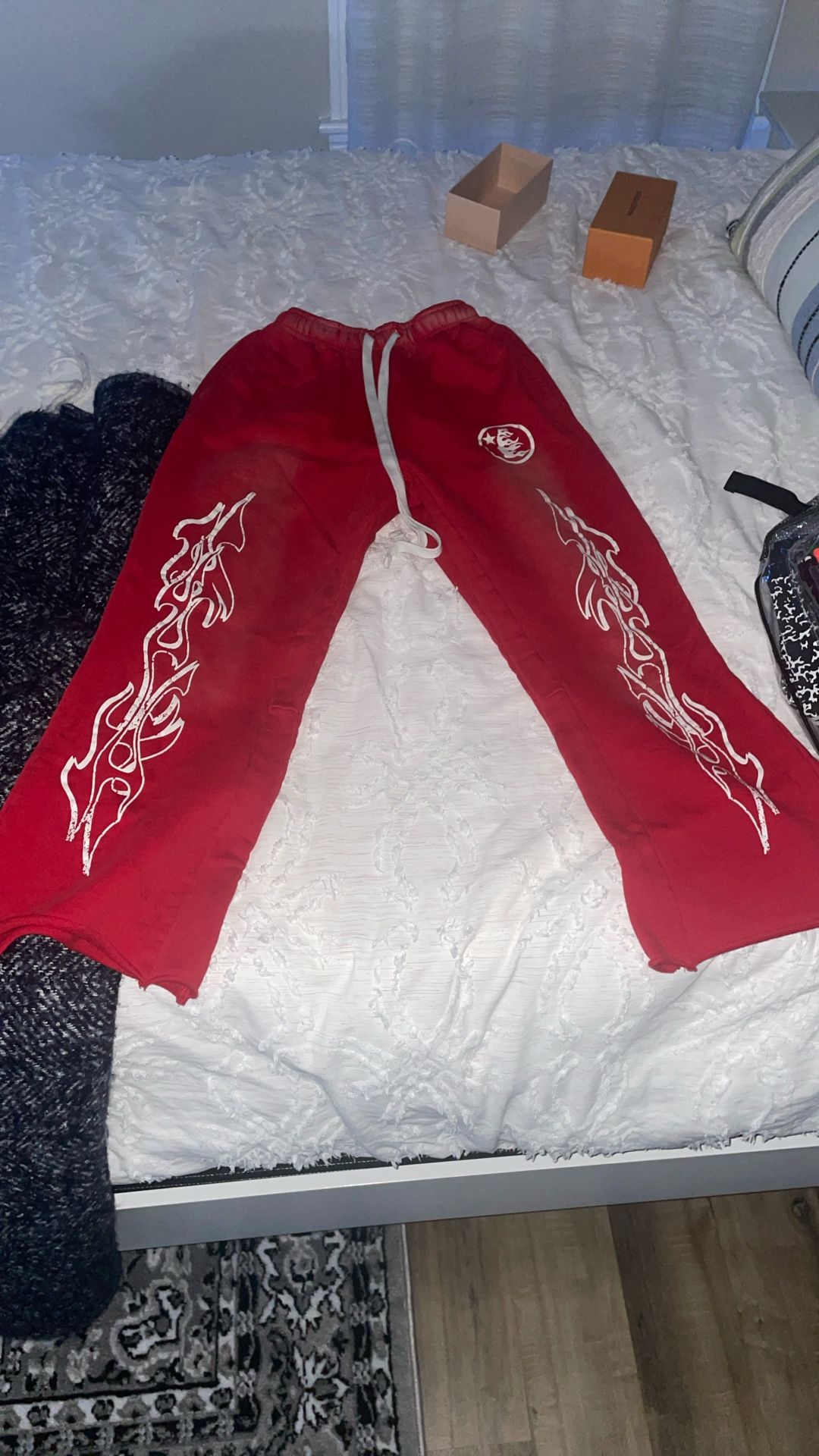 Red Hellstar Pants Flared 