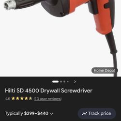 Hilti Sd 450 Drywall Gun