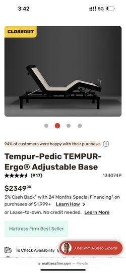 cal King  Size Adjustable Base Ease 3.0