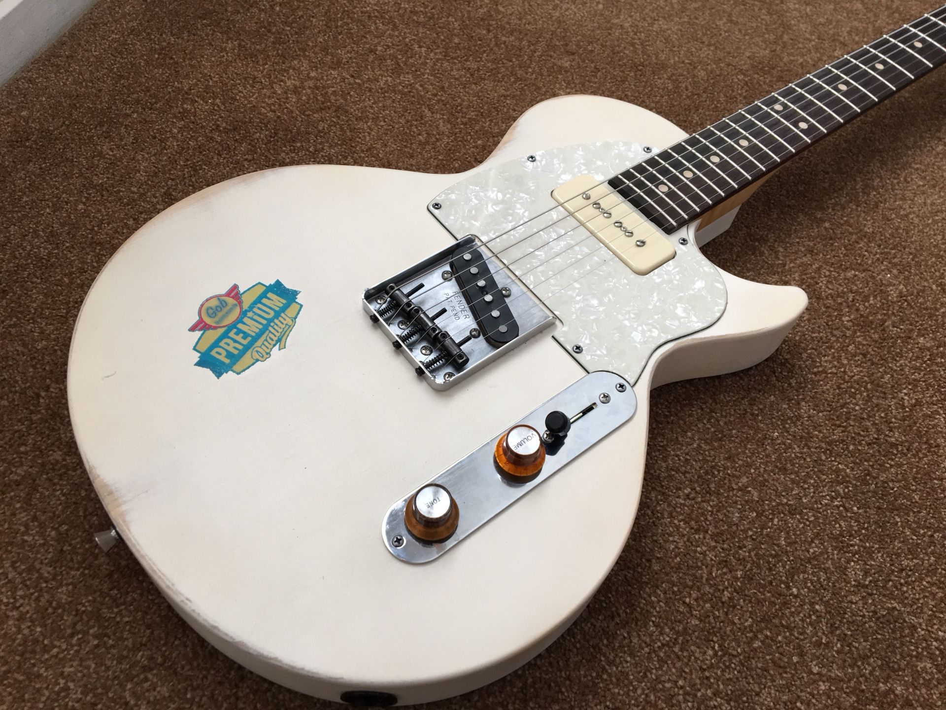 Warmoth telepaul paulcaster fano sp6 clone Les Paul telecaster hybrid