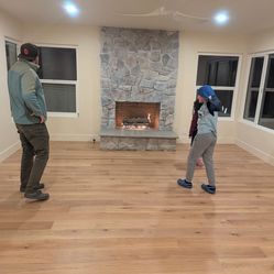 Oak wood flooring