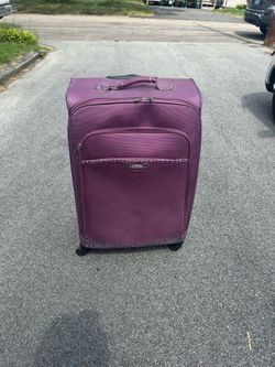 Luggage purple 40”x19”