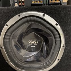 Sony Xplod Subwoofer And Amp