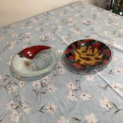 Two Glass Bowl Both $6 