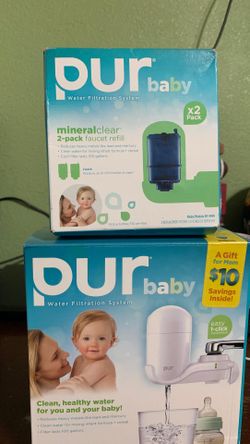 pur Baby water filtration system and 2 refills
