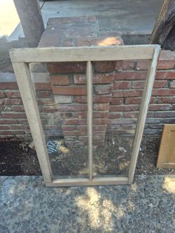 Old sash window from panorama city