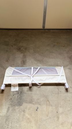 Toddler Bed Rail Guard White Mesh