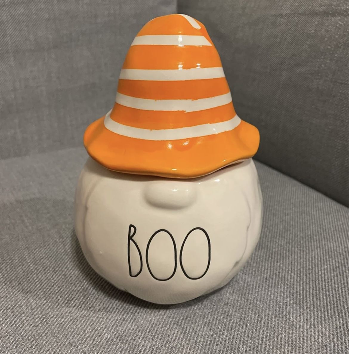 Rae Dunn BOO Gnome Themed Candle