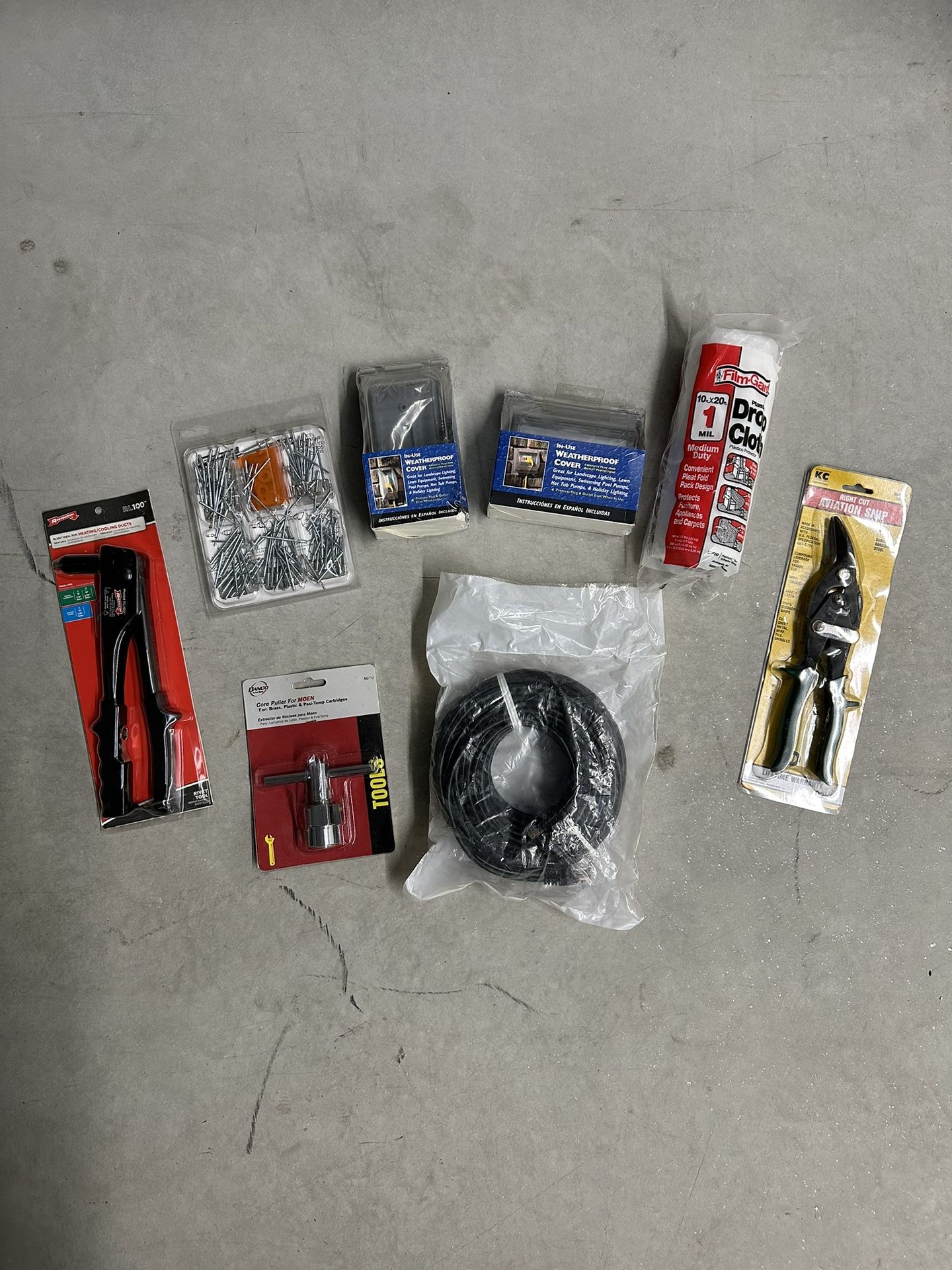 Rivet Tool Core Puller Outlet Protection Aviation Snip Fast Cat5e Cable