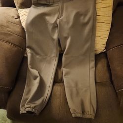 Mizuno......Womens Dark Grey Softball Pants Sz M 