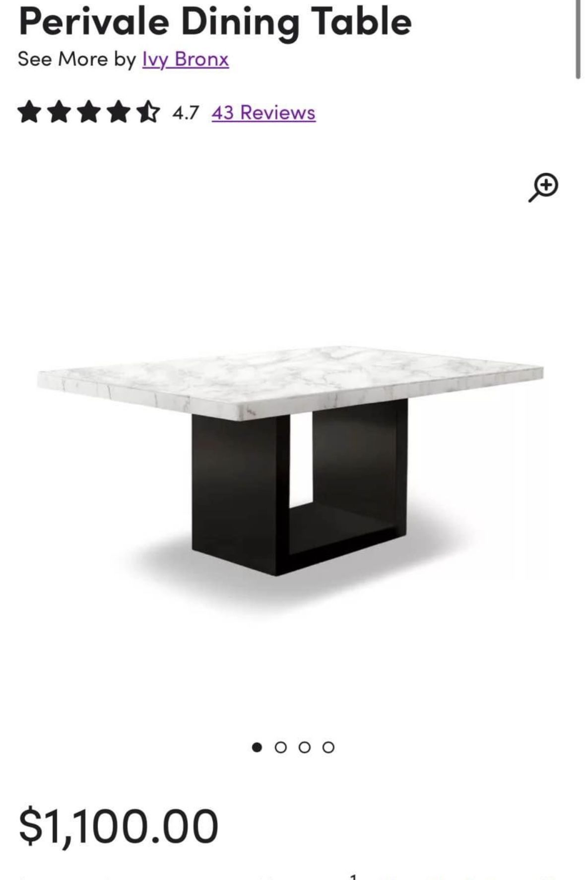 Marble Dining Table And Chairs