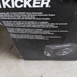 Kicker 12inch Sub Wolfer 100obo