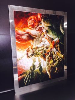 God of War tin mirror Art one of kind