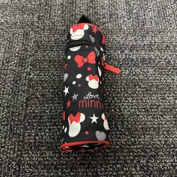 Disney Baby Minnie Mouse Zippered Insulated Bottle Bag Carrier Holder