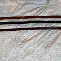 Cognac Dress Belt (34) - Banana Republic