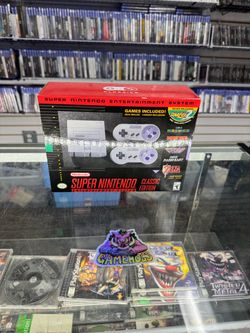 Super Nintendo Classic Edition New Sealed $200 Gamehogs 11am-7pm
