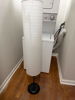 Tall Floor Lamp with Cylinder Shade
