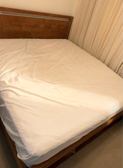 King Bed Frame and Mattress