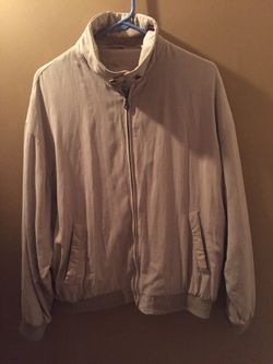 Tan Sea Island Silks Jacket M