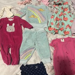 Baby Girl Clothing Size 3-6 Months Bundle 