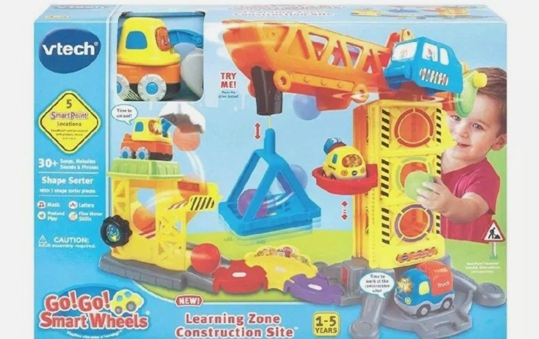 Brand New Kids Musical V Tech Smart Toys Construction Zone