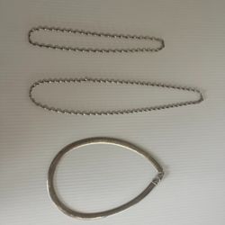 Sterling Silver Necklace Lot