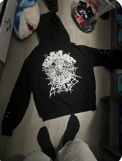 Black spider hoodie