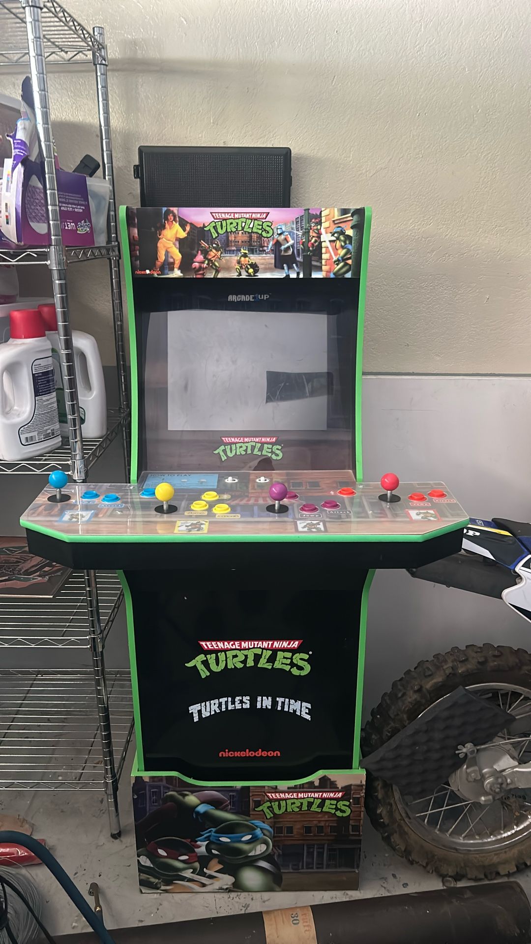 Teenage mutant ninja turtles arcade machine