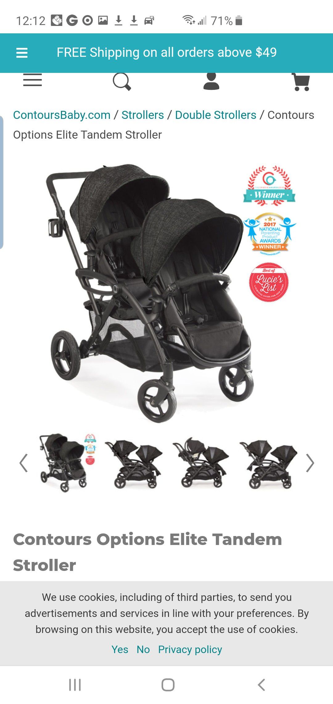 Contours Double Strollers- Price Cut