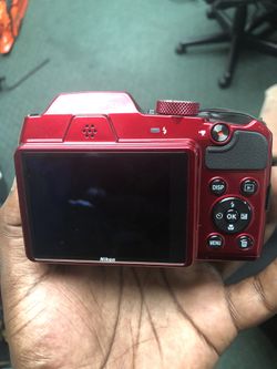 Camera , Electronics Nikon B500 Red Camera W/USB Cord .. Negotiable