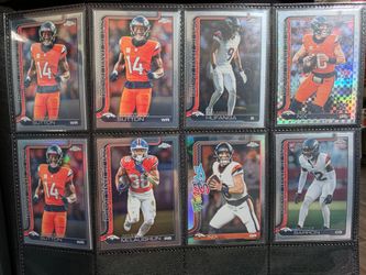 2025 NFL topps chrome football cards
