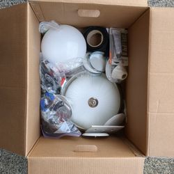 Box of Supplies For Electric Installations