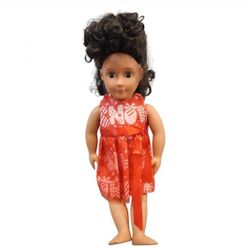 Battat Our Generation Girl Doll Black Curly Hair Olive Skin