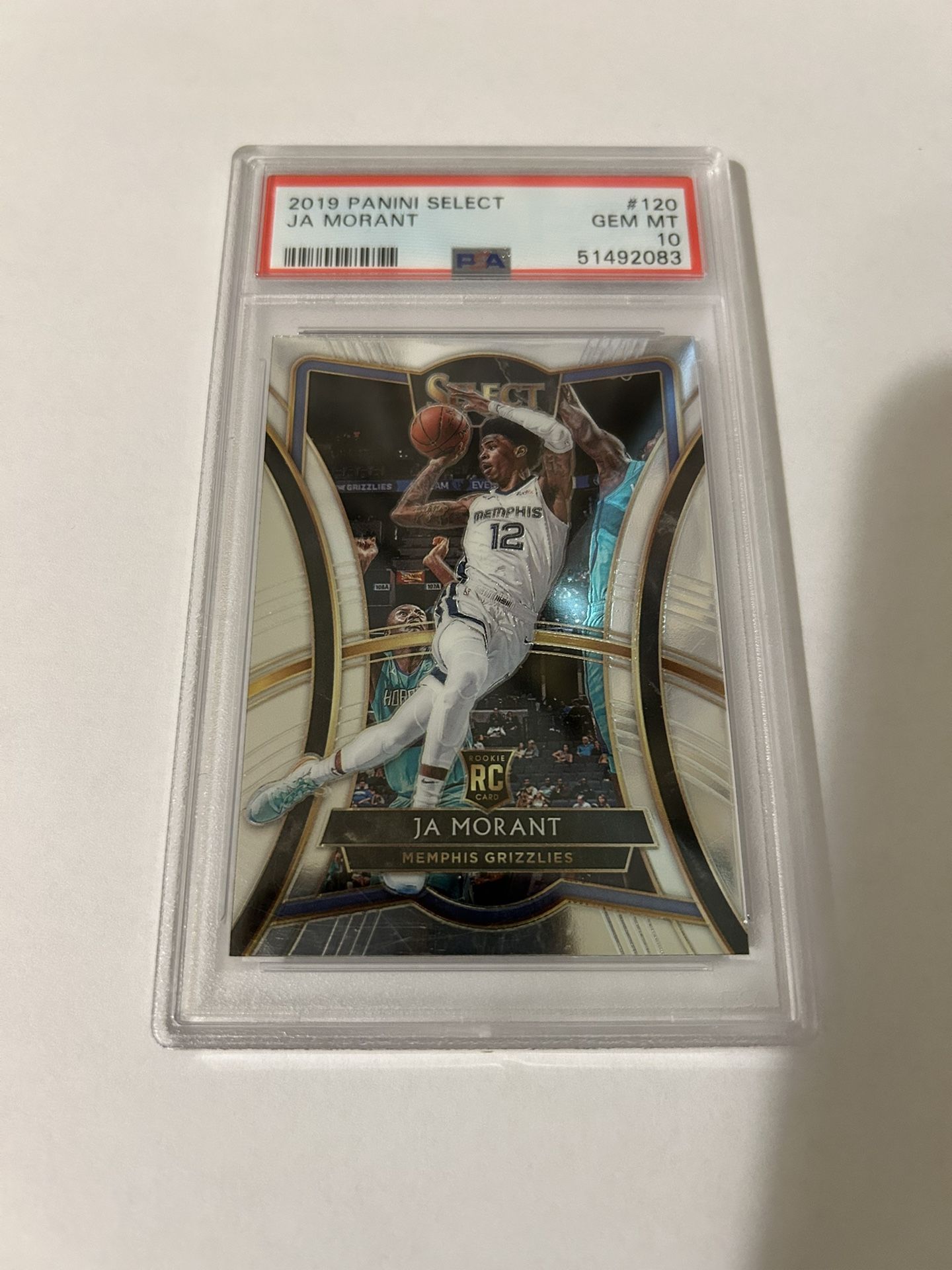 2019 Panini Select JA Morant Rookie Card PSA10