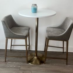 Barstools And Table